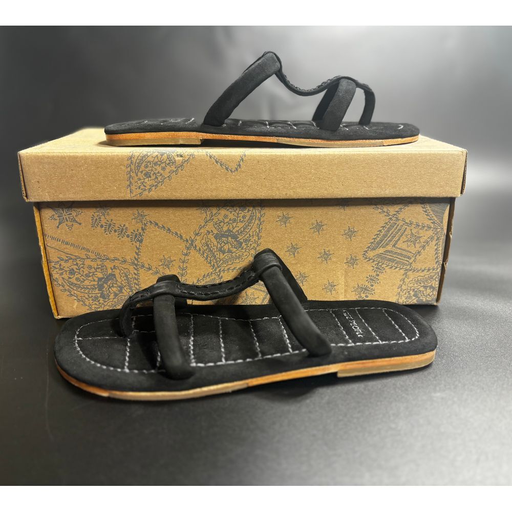 Free People NIB Leather Haden‎ Sandal in Black Size 8